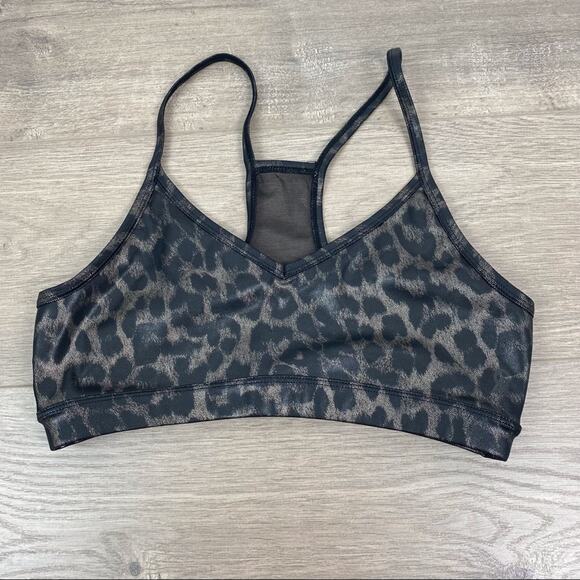 Good American The Barely There Leopard Print Bralette Sz.2(M) - Picture 5 of 11